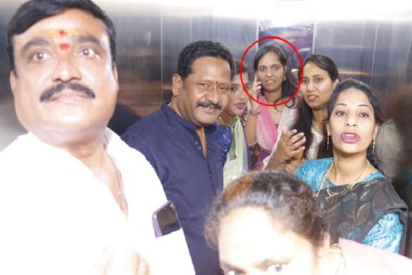 BRS MLA Lasya Nandita stuck in lift