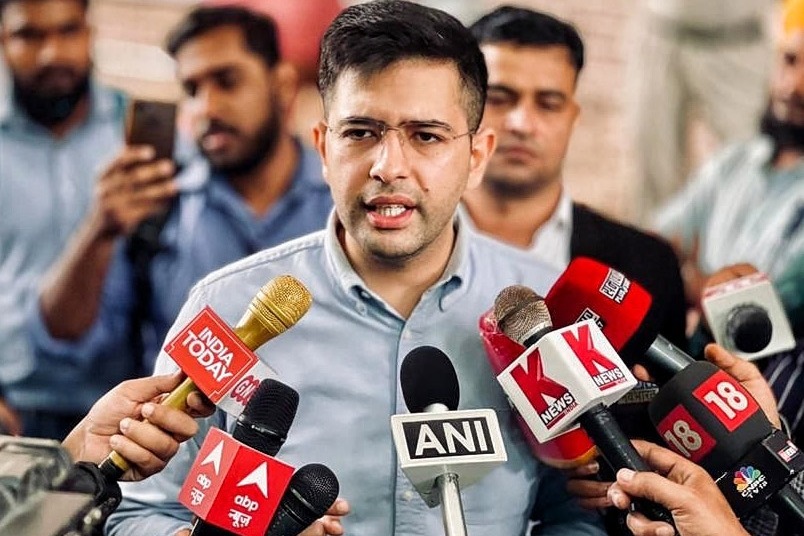 AAP MP Raghav Chadda reacts after ED arrested CM Kejriwal